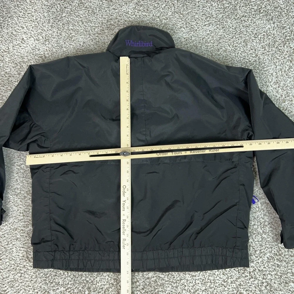 Vintage Columbia Jacket Mens XL Black Whirlibird Windbreaker Ski Outdoor 90s